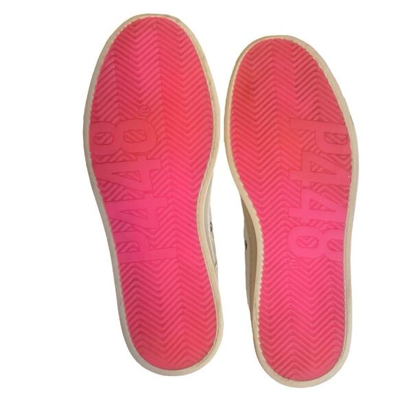 P448 Jack Lace Up Closure Women’s EU 39 US 8 Leather Sneaker White & Gray Italy - Picture 7 of 16